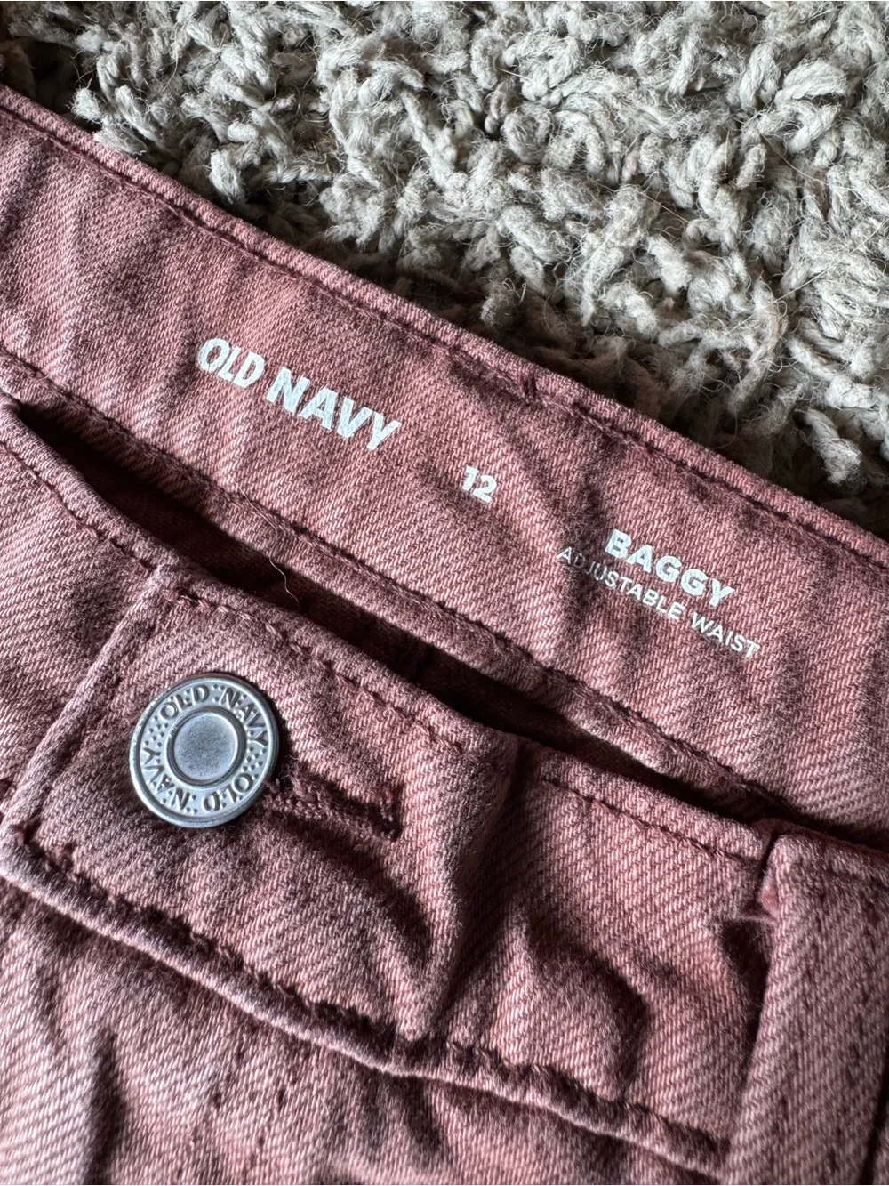Old Navy Kids Rust-Pink Cargo Pants